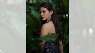 Amyra Dastur Looks Hot In Backless Green Outfit 