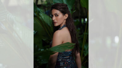 Amyra Dastur Looks Hot In Backless Green Outfit 