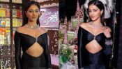 Ananya Panday Looks Piping Hot In Black Off-shoulder Cut-out Jumpsuit