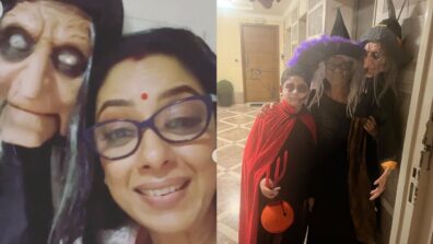 Anupamaa Halloween Celebration: Rupali Ganguly does the unimaginable, see viral on-location footage