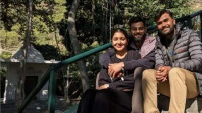 Anushka Sharma and Virat Kohli visit Kainchi Dham in Uttarakhand with daughter Vamika, see pics