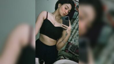 Ashi Singh is ultimate queen of hotness in black bralette, flaunts curvaceous midriff like a hottie