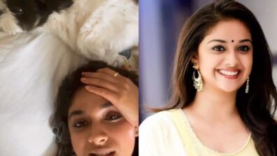 So Adorable: Keerthy Suresh celebrates Children’s Day with her pet doggo, calls him ‘my son’