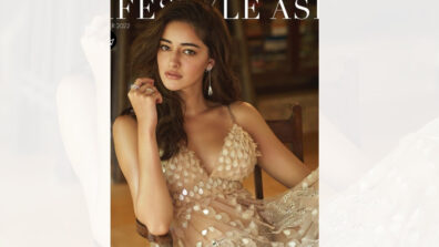 Ananya Panday pursues glam in Abhinav Mishra’s signature mirrorwork ensemble