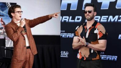 Tom Holland In A Brown Checkered Suit Or Chris Evans In Digital Print Casual Shirt And Pants; Whose Night Glam Is Your Choice?