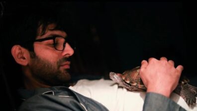 Check Out: Kartik Aaryan Shares A Cozy Picture With A Turtle And Gives Shoutout To His Upcoming Freddy