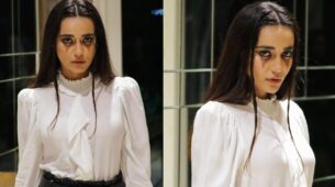 Bhootni Aa Gayi: Surbhi Jyoti is a sensuous ghost in white shirt and black trousers, fans hail Halloween makeup