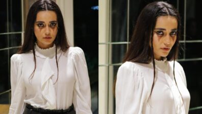 Bhootni Aa Gayi: Surbhi Jyoti is a sensuous ghost in white shirt and black trousers, fans hail Halloween makeup