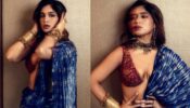 Bhumi Pednekar Is Sight To Behold In Blue Tie-dye Saree With Bralette Blouse For Friend’s Wedding