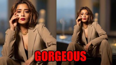 Bigg Boss 16 contestant Tina Datta oozes oomph in a stylish brown pantsuit, fans sweat