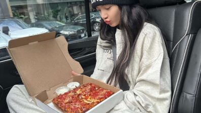 Blinks Special: Blackpink’s Lisa enjoys yummy pizza while traveling in car, pics go viral