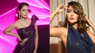 Boss Lady Hina Khan Looks Bewitching In Shimmery Ensembles, Flaunts Her Fashionista Vibes