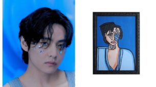 Check Out: BTS’ V Thanks Young Artist Andres Valencia For His Beautiful Artwork On Instagram