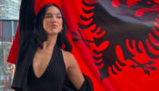 Check Out: Dua Lipa Celebrates 110 Years Of Albania’s Independence With It’s Flag In A Stunning Black Dress