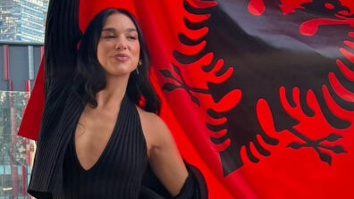 Check Out: Dua Lipa Celebrates 110 Years Of Albania’s Independence With It’s Flag In A Stunning Black Dress