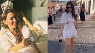 Check Out: Hansika Motwani Enjoys Her “Best Bachelorette Party” In Greece With Bridesmaids