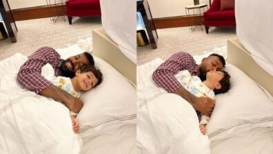 Check Out: Hardik Pandya Morning Cuddles And Kisses With Son Agastya