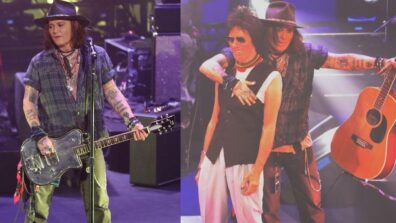 Check Out: Johnny Depp Performs In A Gig In Calif With Jeff Beck Amid Splitting News With Joelle Rich