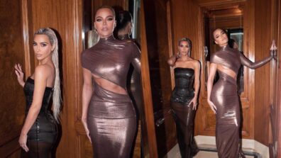 Check Out: Kim And Khloe Kardashian Flaunt Their Curves In Body-hugging Dresses At CFDA Fashion Awards In New York City