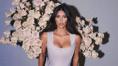 Check Out: Kim Kardashian Puts On A Busty Display In A Bikini Set As She Promotes Her SKIMS Sparkle Collection