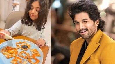 Cuteness Alert: Allu Arjun snaps daughter enjoying yummy snacks, internet melts