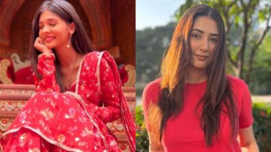 Desi Vs Videsi: Disha Parmar in red top and pants Vs Pranali Rathod in red ethnic lehenga, who’s your queen of hearts? (Vote Now)