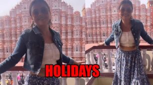 Devoleena Bhattacharjee holidays in Jaipur, enjoy views of Hawa Mahal