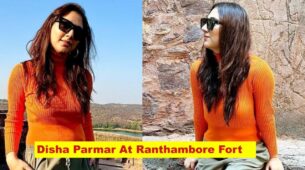 Disha Parmar Enjoys Her Field Trip At Ranthambore Fort