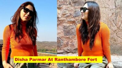 Disha Parmar Enjoys Her Field Trip At Ranthambore Fort