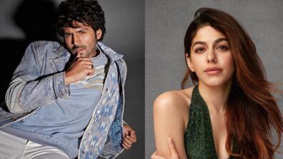 Don’t look at me…: Kartik Aaryan slays with handsome, intense expression, Alaya F loves it