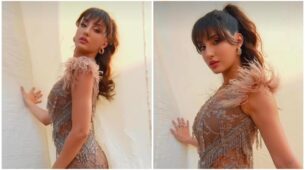 Dripping Sweat: Nora Fatehi’s Sassy Bodycon Dress Makes Fans Go Frenzy Over Her