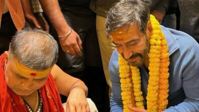 Drishyam 2 Success: Ajay Devgn visits Kashi Viswanath temple to seek blessings