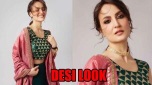 Elli AvrRam aces the ethnic look with elegance, check photos