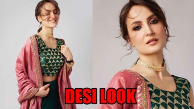 Elli AvrRam aces the ethnic look with elegance, check photos