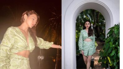 Fashion Bump: Aditi Rao Hydari And Rakul Preet Singh Slip In Identical Terry Banana Leaf Co-Ord Set