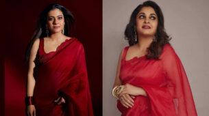 Fashion Battle: Kajol Or Ramya Krishnan; Who Donned The ‘Lady In Red’ Look In Red Plain Saree?