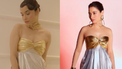 Fashion Battle: Tamannaah Bhatia Or Ankita Lokhande; Who Wore The Off-Shoulder Gold And Silver Gown?