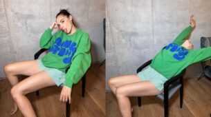 “Go Green” Says Gal Gadot In A Green Sweatshirt On Social Media, Take A Look
