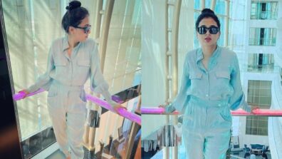 Gorgeous: Tejasswi Prakash gets airport ready in denim jumpsuit