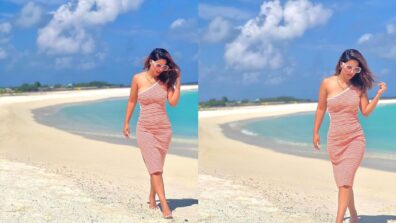 Hina Khan is missing beaches, slays vogue game in pink one-shoulder halter outfit