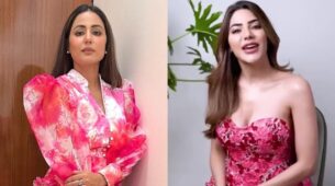 Hina Khan, Nikki Tamboli, And Others’ Jaw-Dropping Glimpses In Pink Hue Ensembles