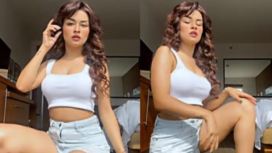 Hot Video: Avneet Kaur burns internet in white bralette and co-ord shorts, internet is sweating