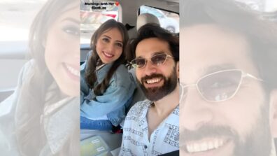 How Cute: Nakuul Mehta takes out wife Jankee for romantic car drive, see cute moment