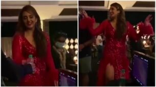 Huma Qureshi Looks Hot In Red Sequin Gown, Giving Us Some Behind-the-scenes From Her Film 