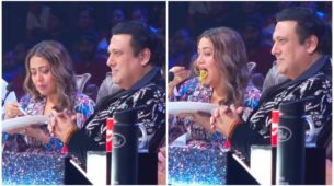 Hungry Girl: Neha Kakkar Enjoys Noodles While Shooting For Indian Idol
