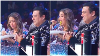 Hungry Girl: Neha Kakkar Enjoys Noodles While Shooting For Indian Idol