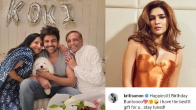 “In Every Birthday I Would Like To Be As Your Koki” Kartik Aaryan Gets A Midnight Birthday Surprise From Family, Kriti Sanon Comments