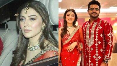 In Pics: Hansika Motwani’s pre-wedding Mata Ki Chowki with husband to be prompt traditions