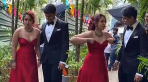 Ira Khan’s Oops Moment Of Her Engagement Look Caught On Camera
