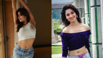 Janhvi Kapoor and Tamannaah Bhatia’s most stylish looks in crop tops that we loved